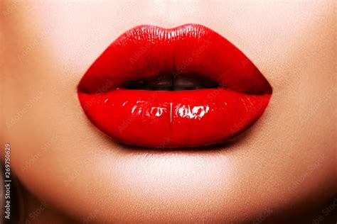 sexy red lip gloss|More.